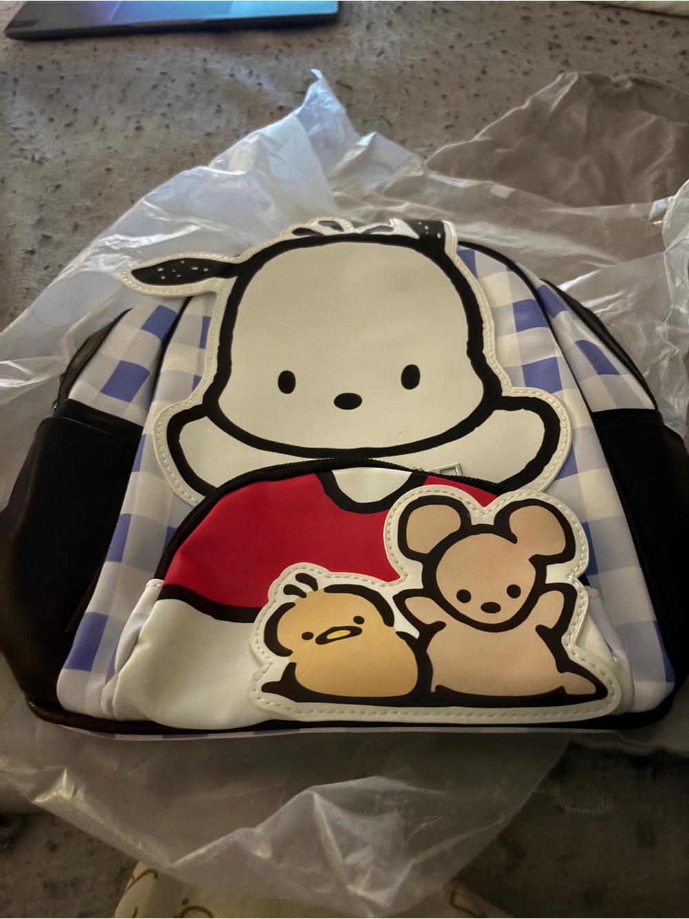 Pochacco 1 inch backpack